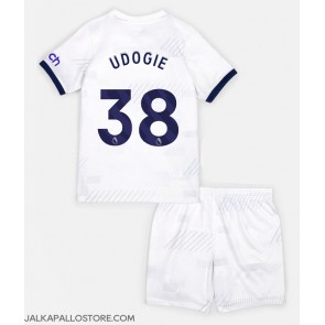 Tottenham Hotspur Destiny Udogie #38 Kotipaita Lapsille 2023-24 Lyhythihainen (+ shortsit)
